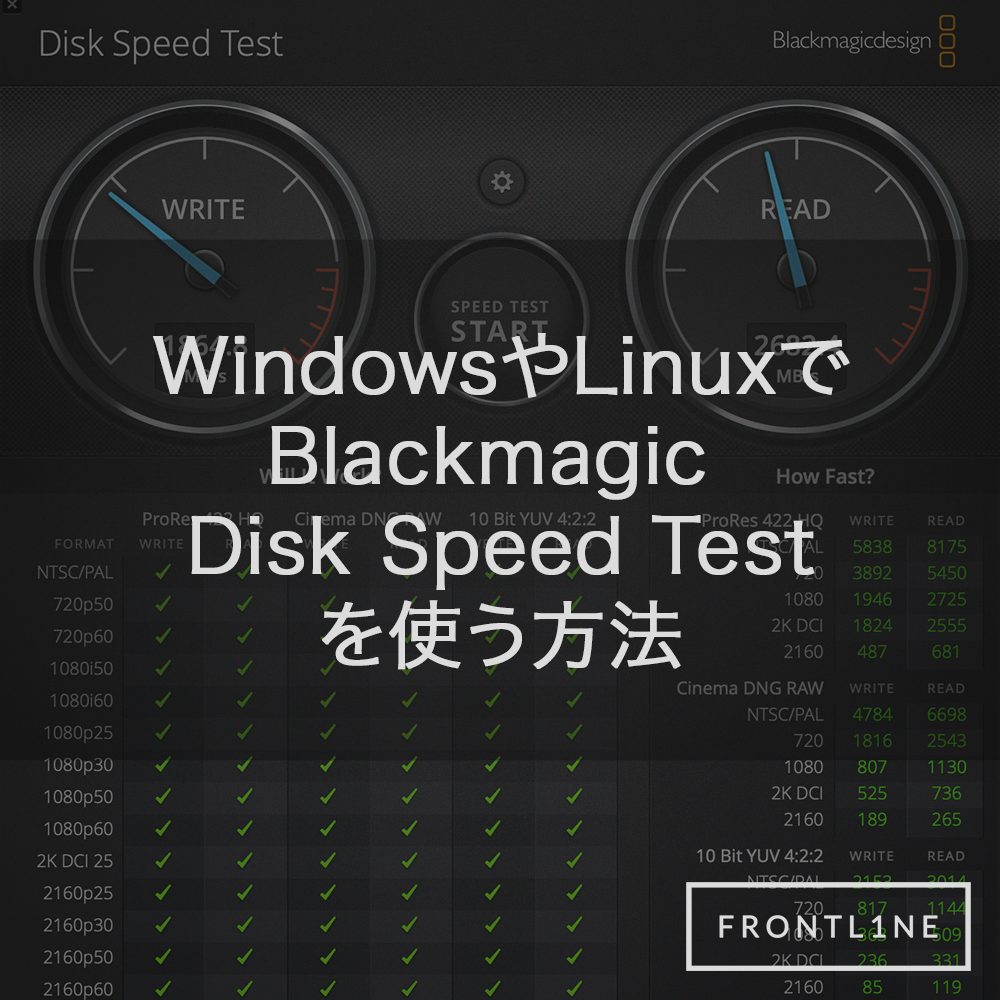 Blackmagic speed test
