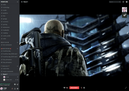 Discordサーバー内でビデオチャットや画面共有を快適にする方法 Go Liveよりも快適に Frontl1ne フロントライン